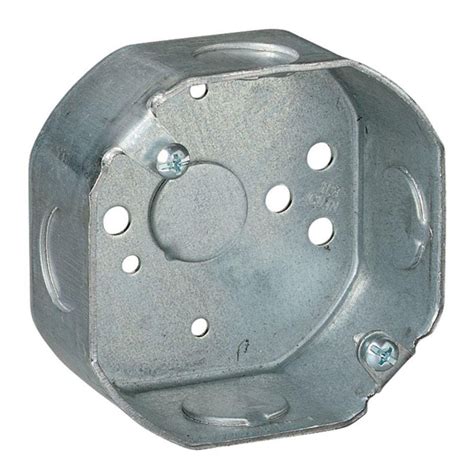 octagon receptacle steel in box|Octagonal Electrical Boxes at Lowes.com.